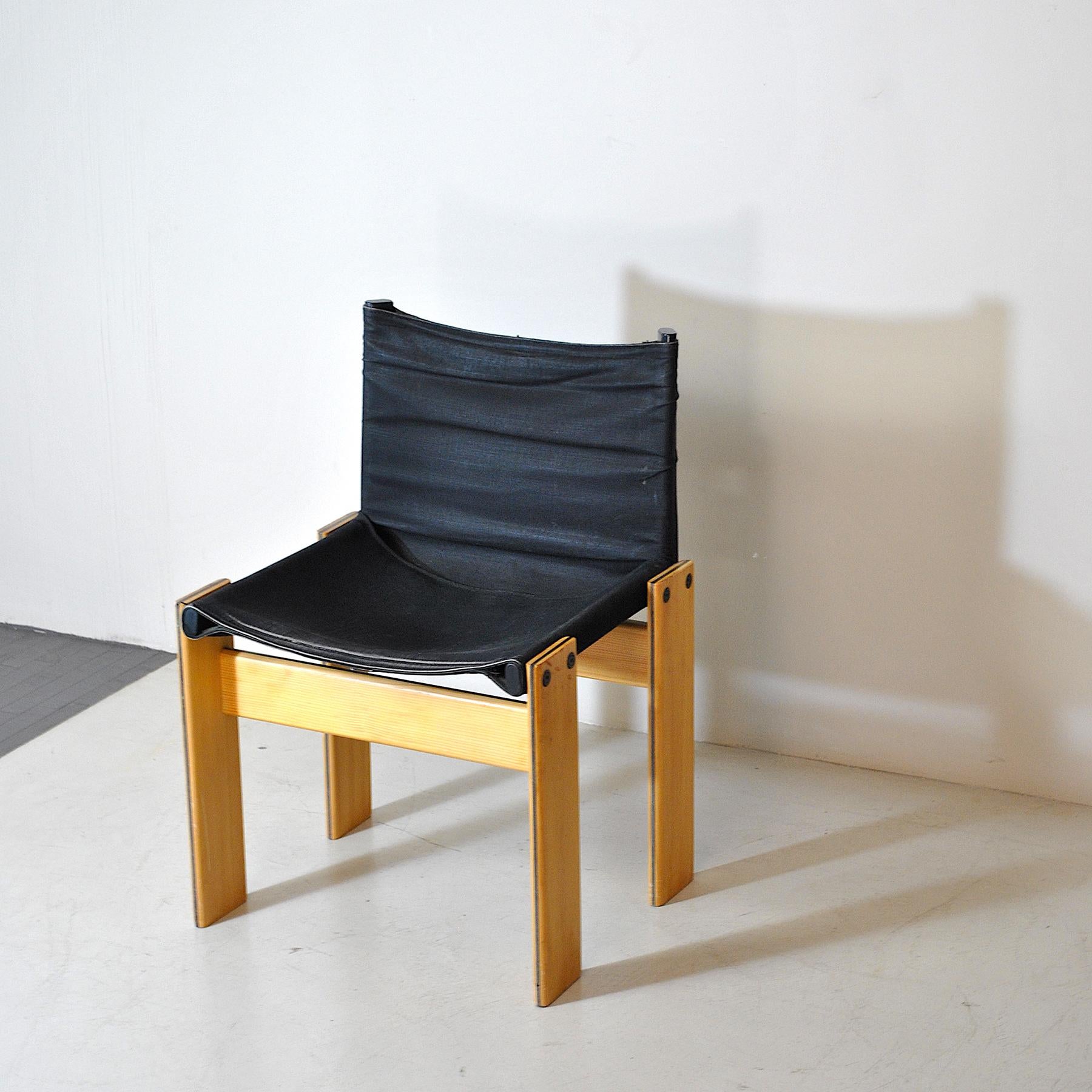 Mid-Century Modern Afra & Tobia Scarpa Italian Midcentury Chair 70's
