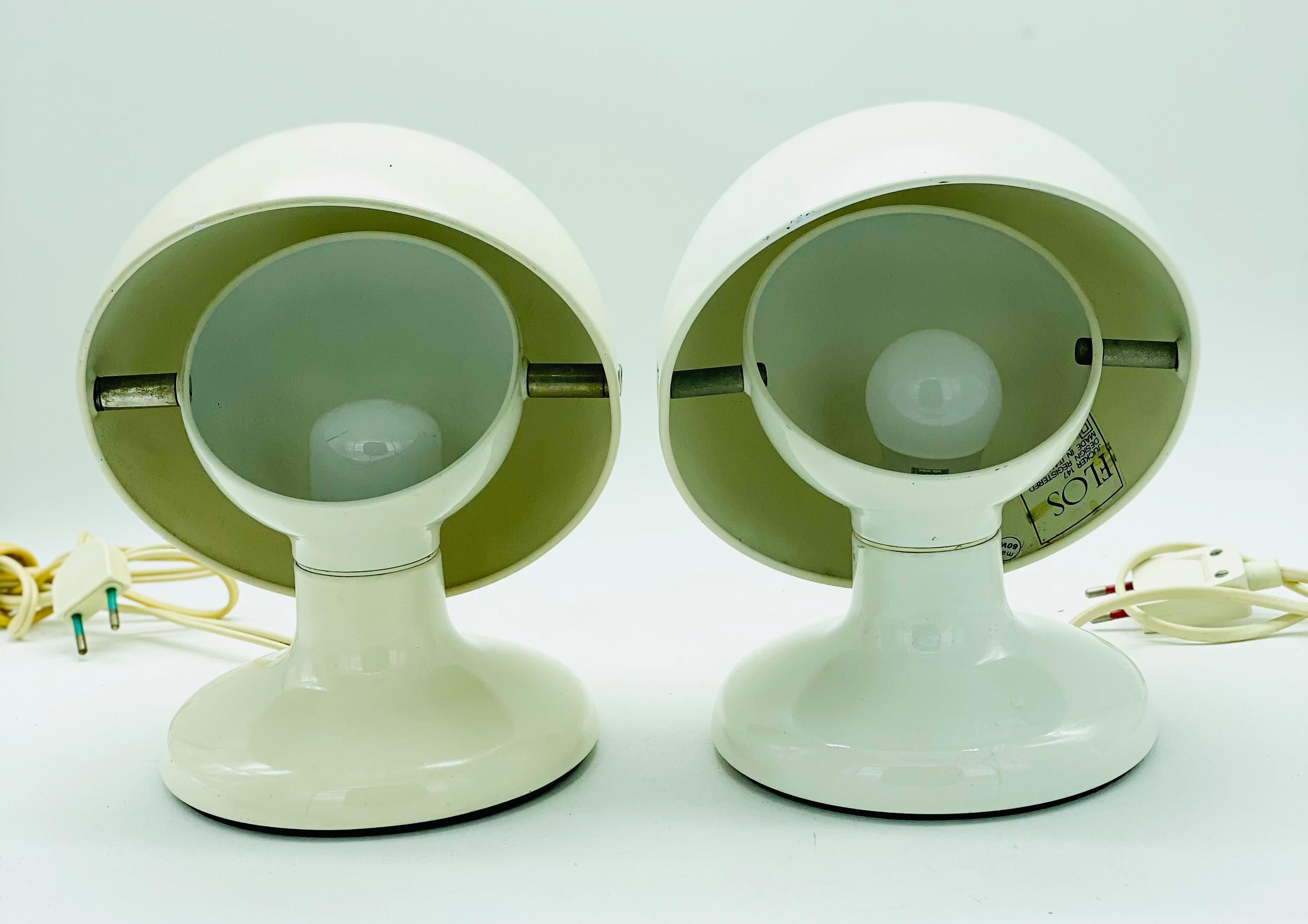 Mid-Century Modern Afra & Tobia Scarpa Jucker Table Lamps, Italy, 1960s