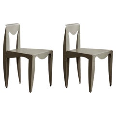 Chaises de salle à manger "Libertà" Afra & Tobia Scarpa pour Meritalia, 1989, ensemble de 2 pièces