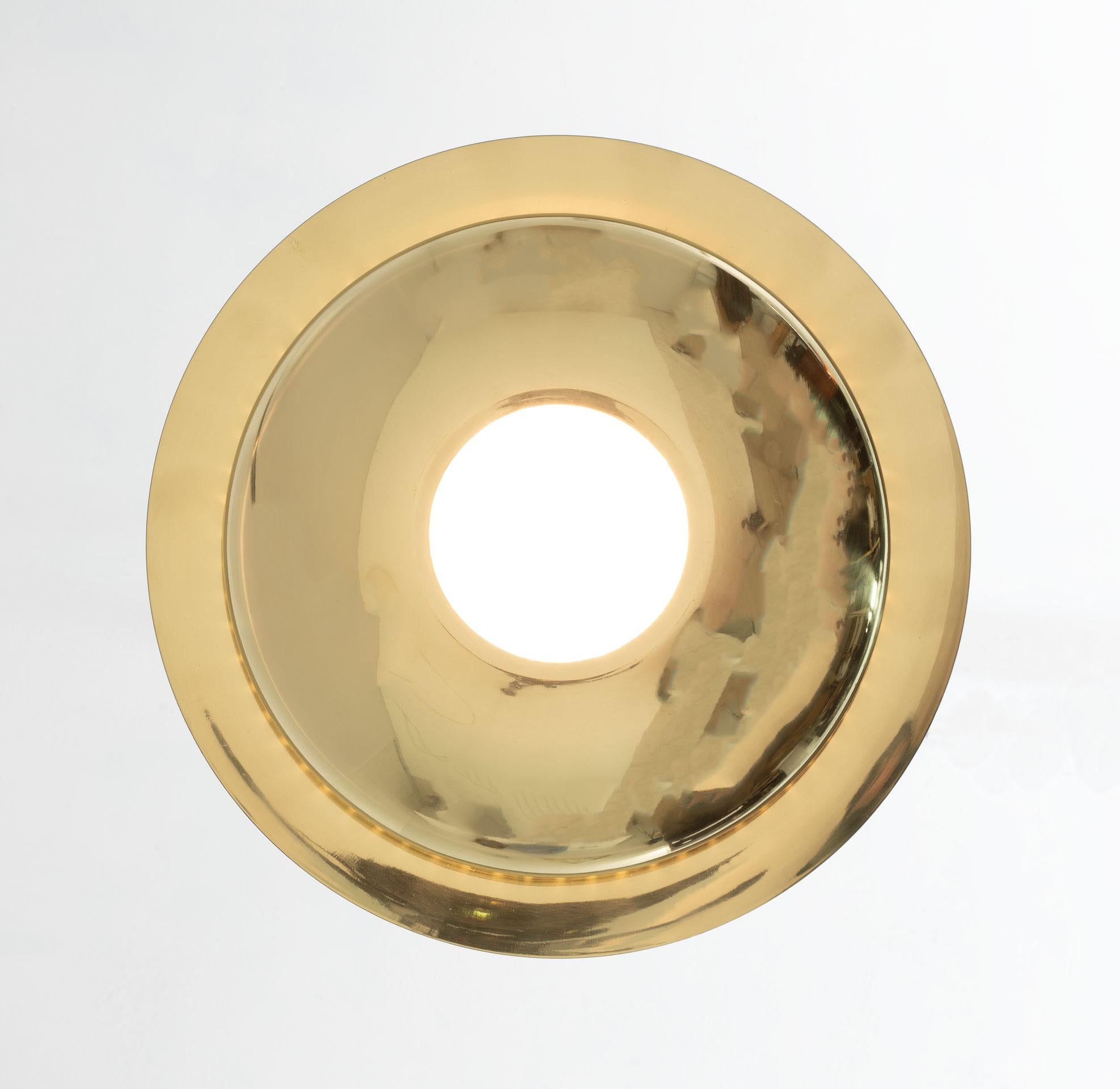 Afra & Tobia Scarpa Mid-century Modern Brass Pendant Nictea by Flos, Italy, 1961 For Sale 3