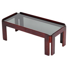 Tavolino in noce di metà secolo di Afra & Tobia Scarpa per Cassina, Italia 1960