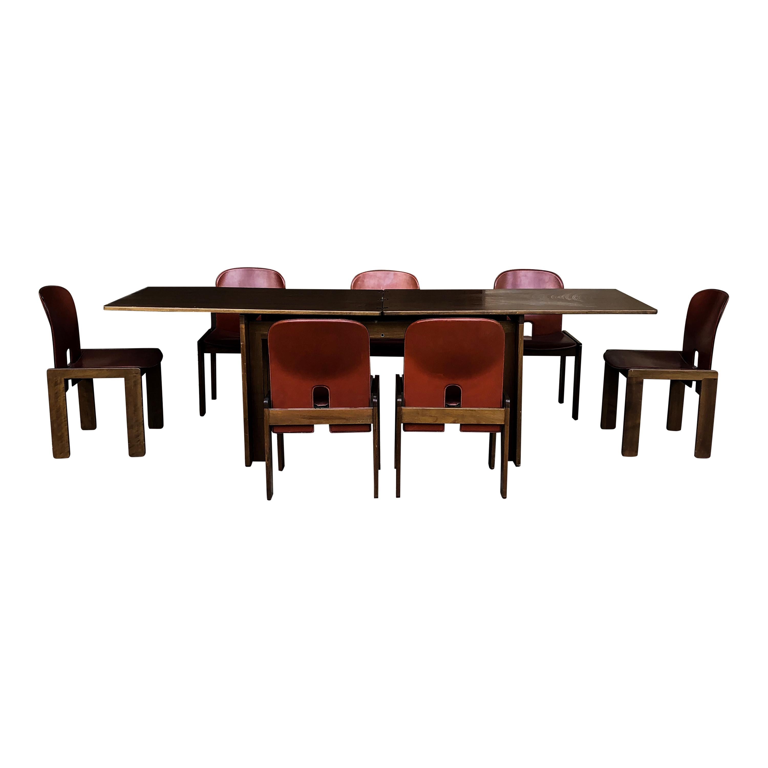 Table à manger extensible Midcentury 778 de Afra & Tobia Scarpa pour Cassina, 1967 en vente 4