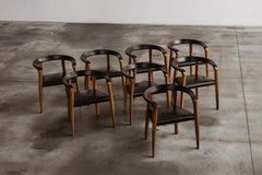 Afra & Tobia Scarpa "Miss" Dining Chair for Molteni, 1986, Set of 8