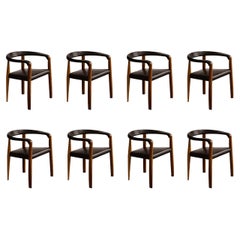 Afra & Tobia Scarpa "Miss" Dining Chair for Molteni, 1986, Set of 8