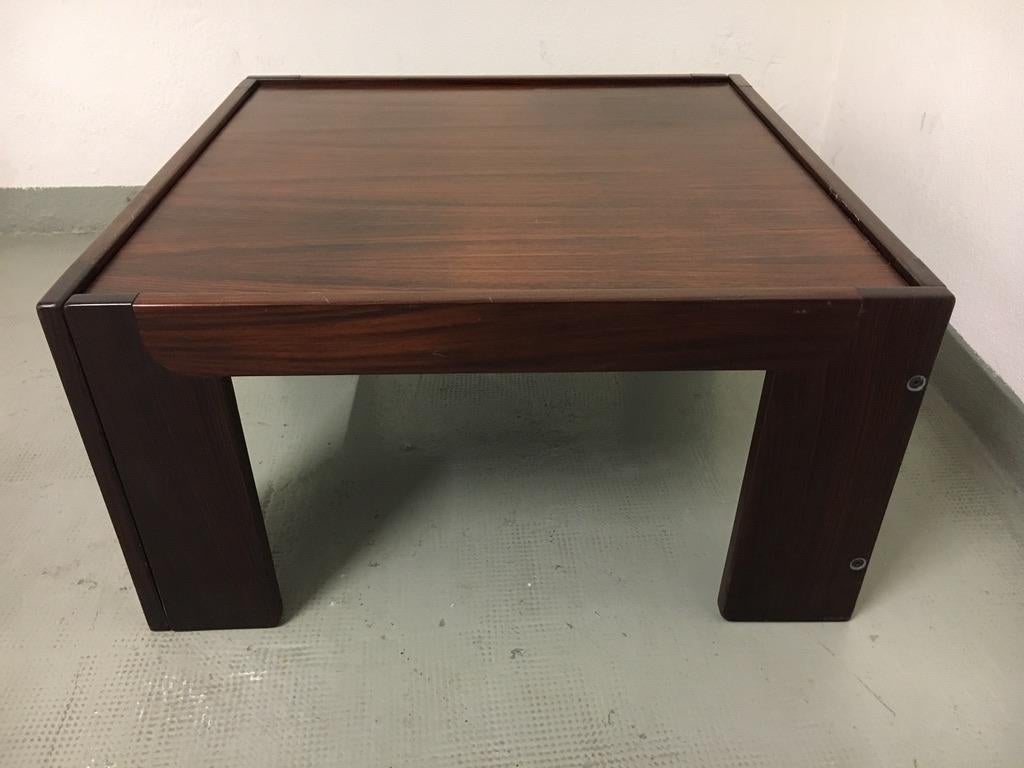 Afra & Tobia Scarpa Model 771 Rosewood Side Table Cassina, Italy, ca. 1965 In Good Condition For Sale In Geneva, CH