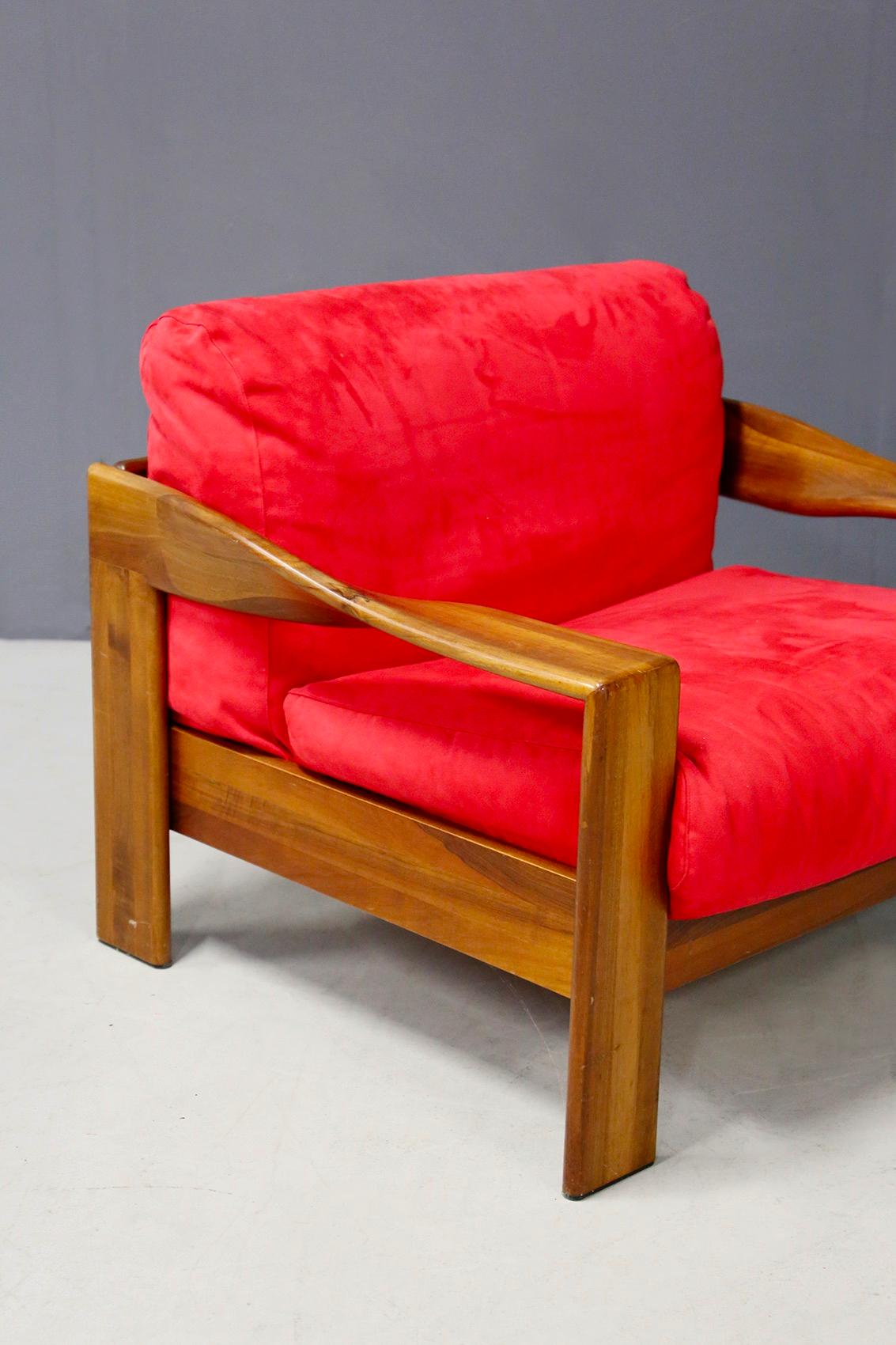 Late 20th Century Afra & Tobia Scarpa Modern Armchair in Original Condition, 1980s