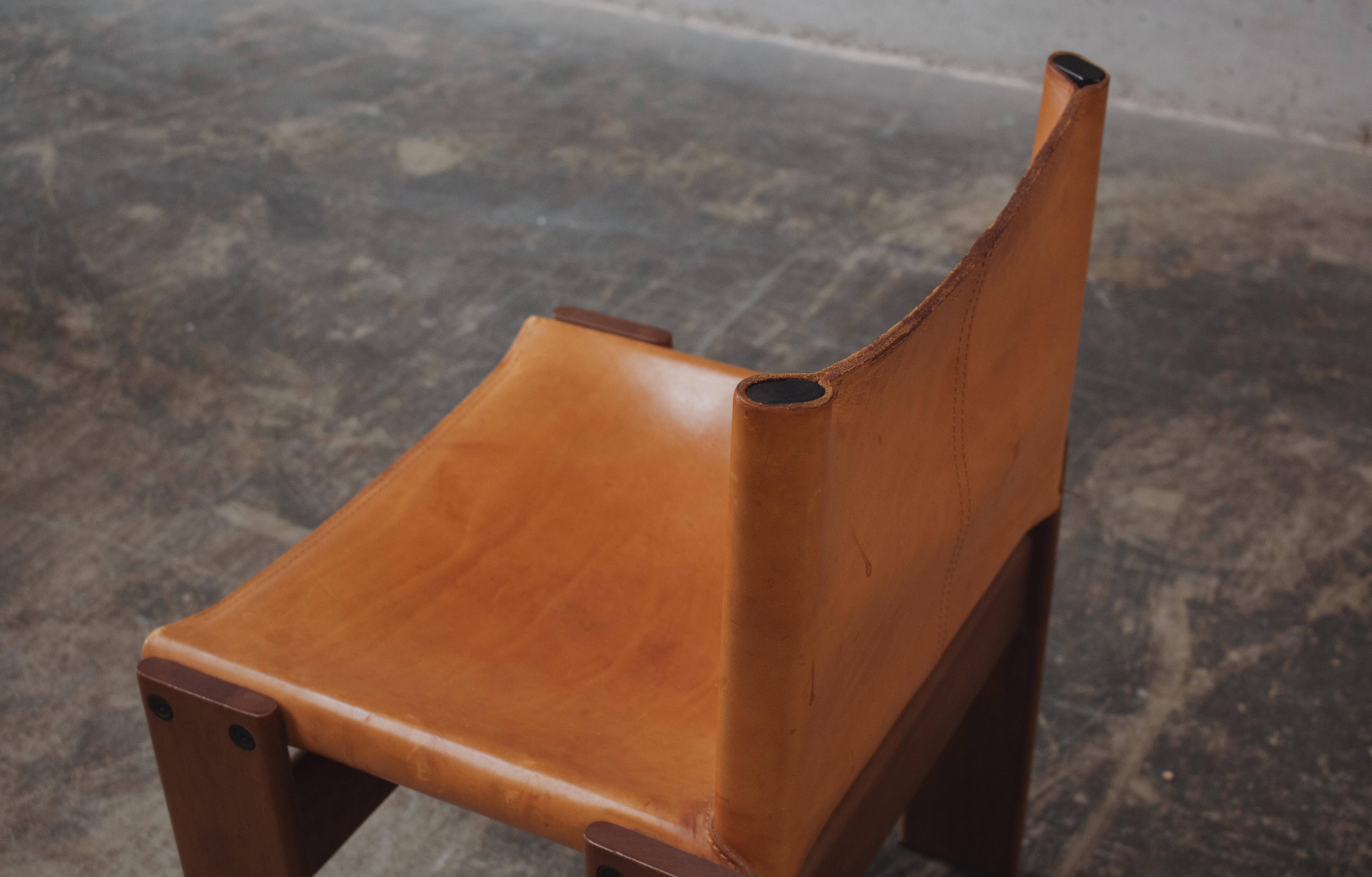 Chaises de salle à manger Monk de Afra & Tobia Scarpa pour Molteni, 1974, ensemble de 10 pièces Bon état - En vente à Lonigo, Veneto