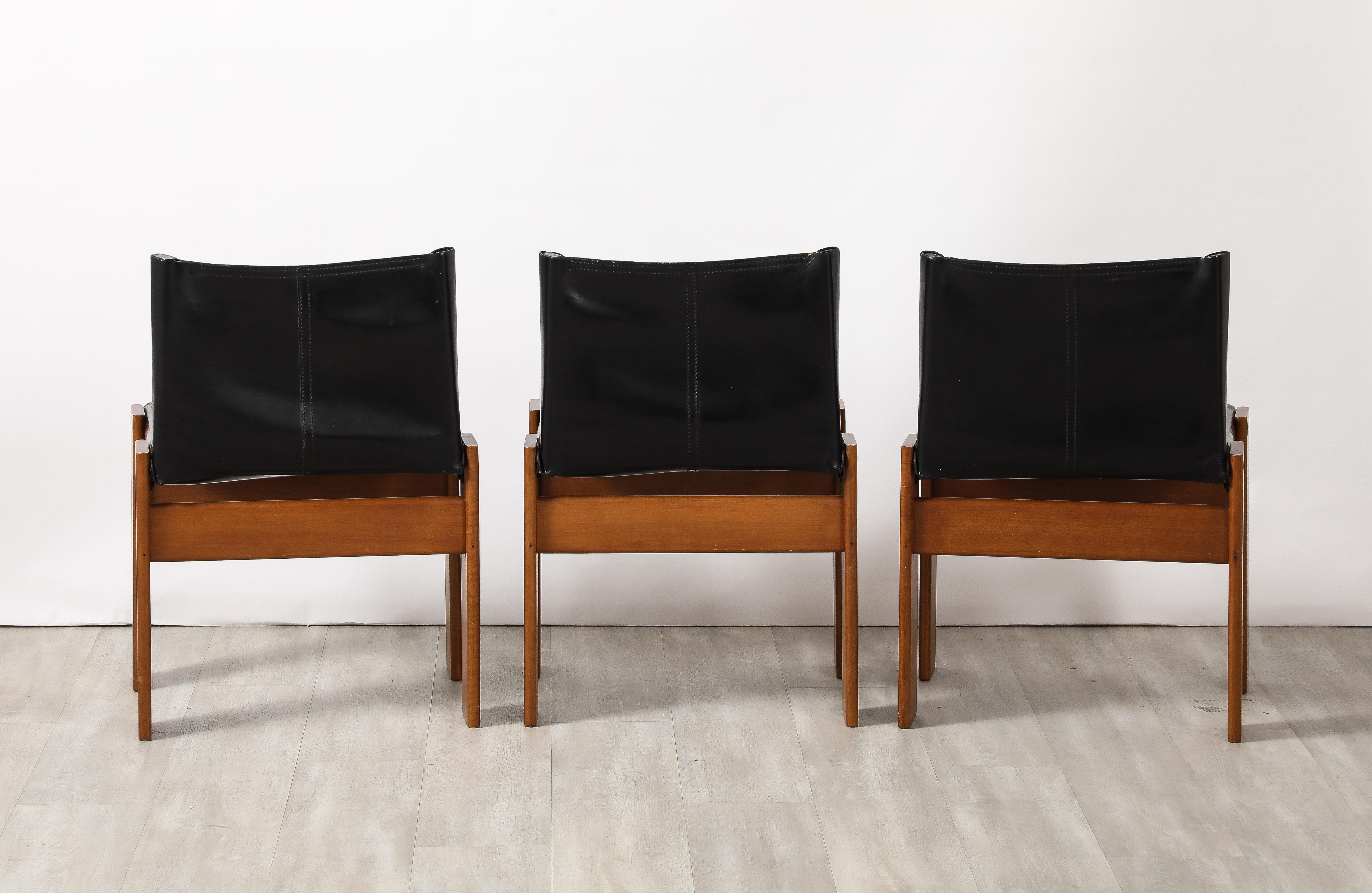 Set di sei sedie da pranzo di Afra & Tobia Scarpa 'Monk' per Molteni, 1974 in vendita 10