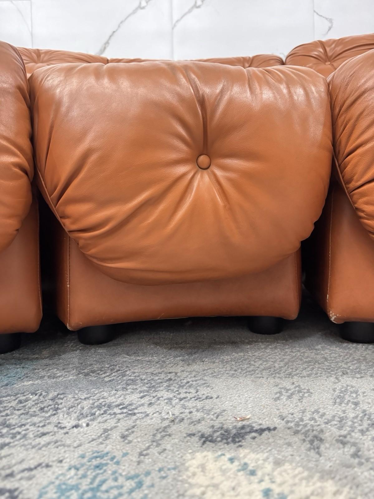Afra & Tobia Scarpa In The 70s Modular Sofa Coronado Style For Sale 5