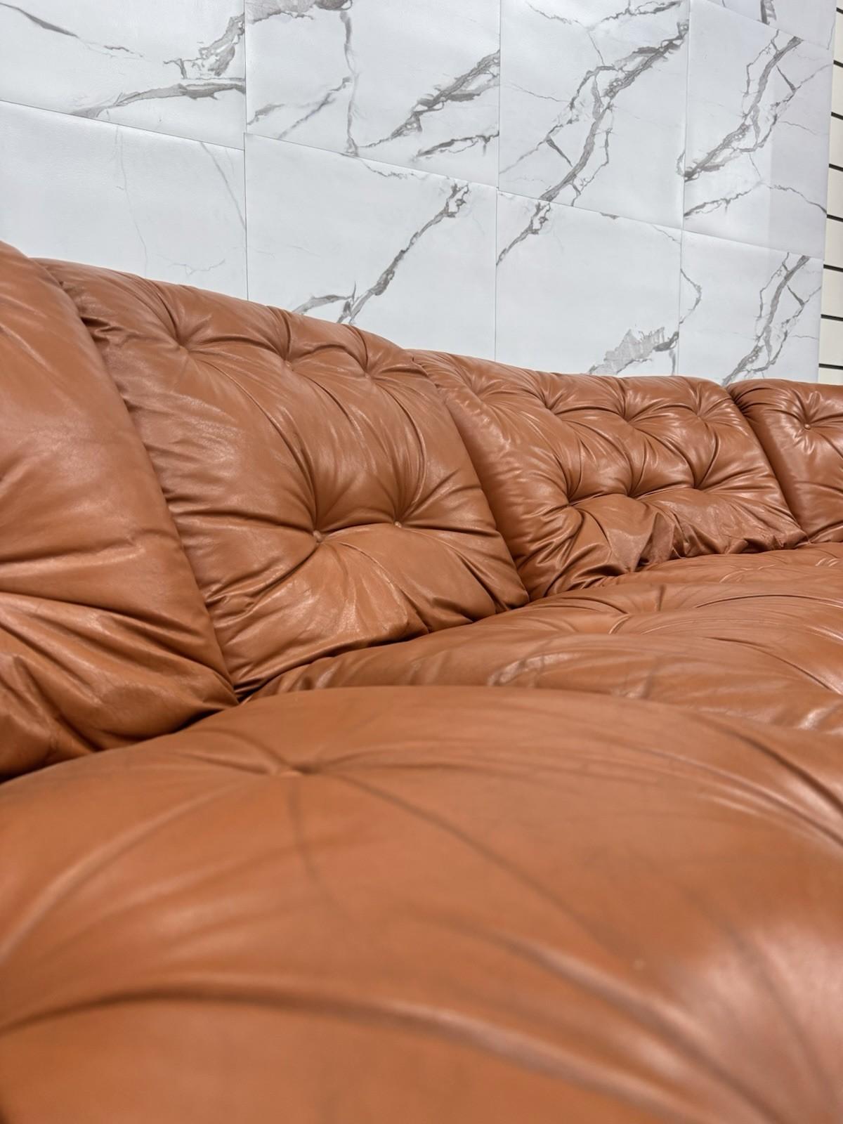 Afra & Tobia Scarpa In The 70s Modular Sofa Coronado Style For Sale 6