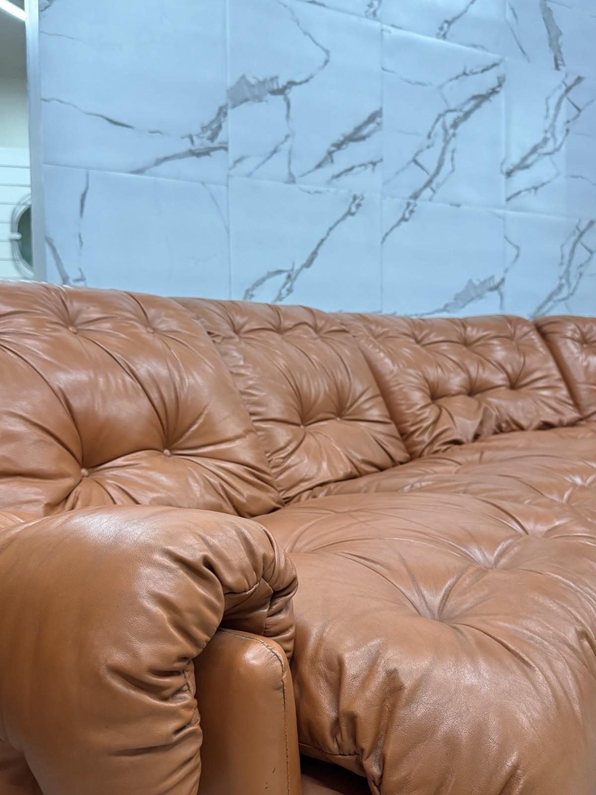 Afra & Tobia Scarpa In The 70s Modular Sofa Coronado Style For Sale 7