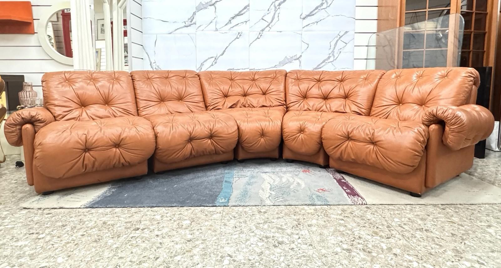 Afra & Tobia Scarpa In The 70s Modular Sofa Coronado Style In Good Condition For Sale In Taranto, IT