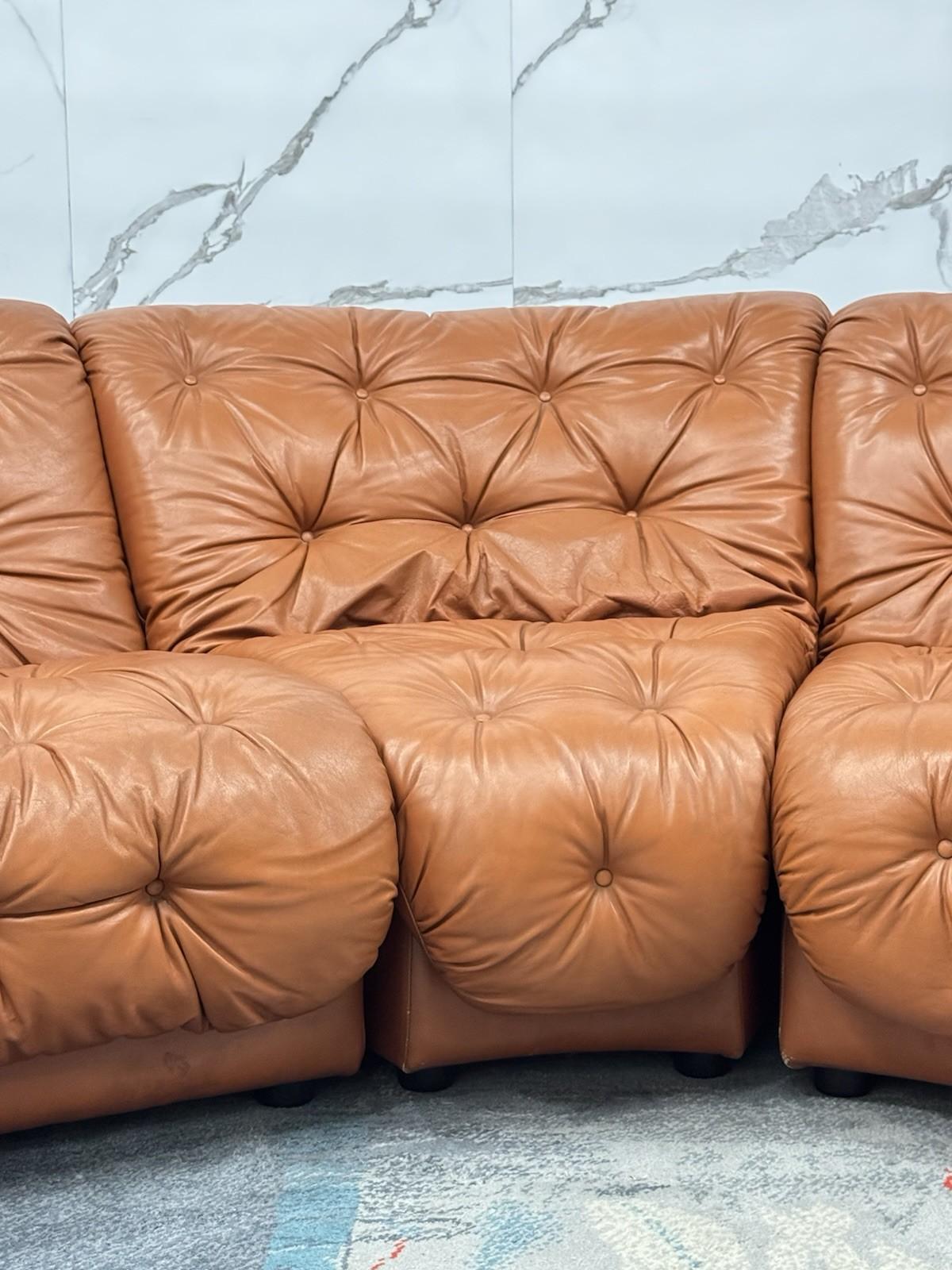 Afra & Tobia Scarpa In The 70s Modular Sofa Coronado Style For Sale 2