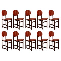 Afra & Tobia Scarpa "New Harmony" Dining Chairs for Maxalto, 1987, Set of 10