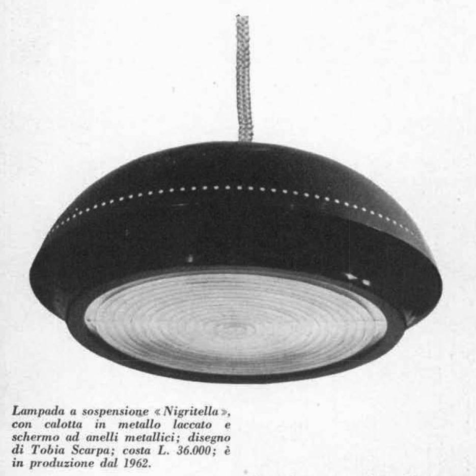 Afra & Tobia Scarpa, Nigritella, Pendant Light, Flos, 1960s 1