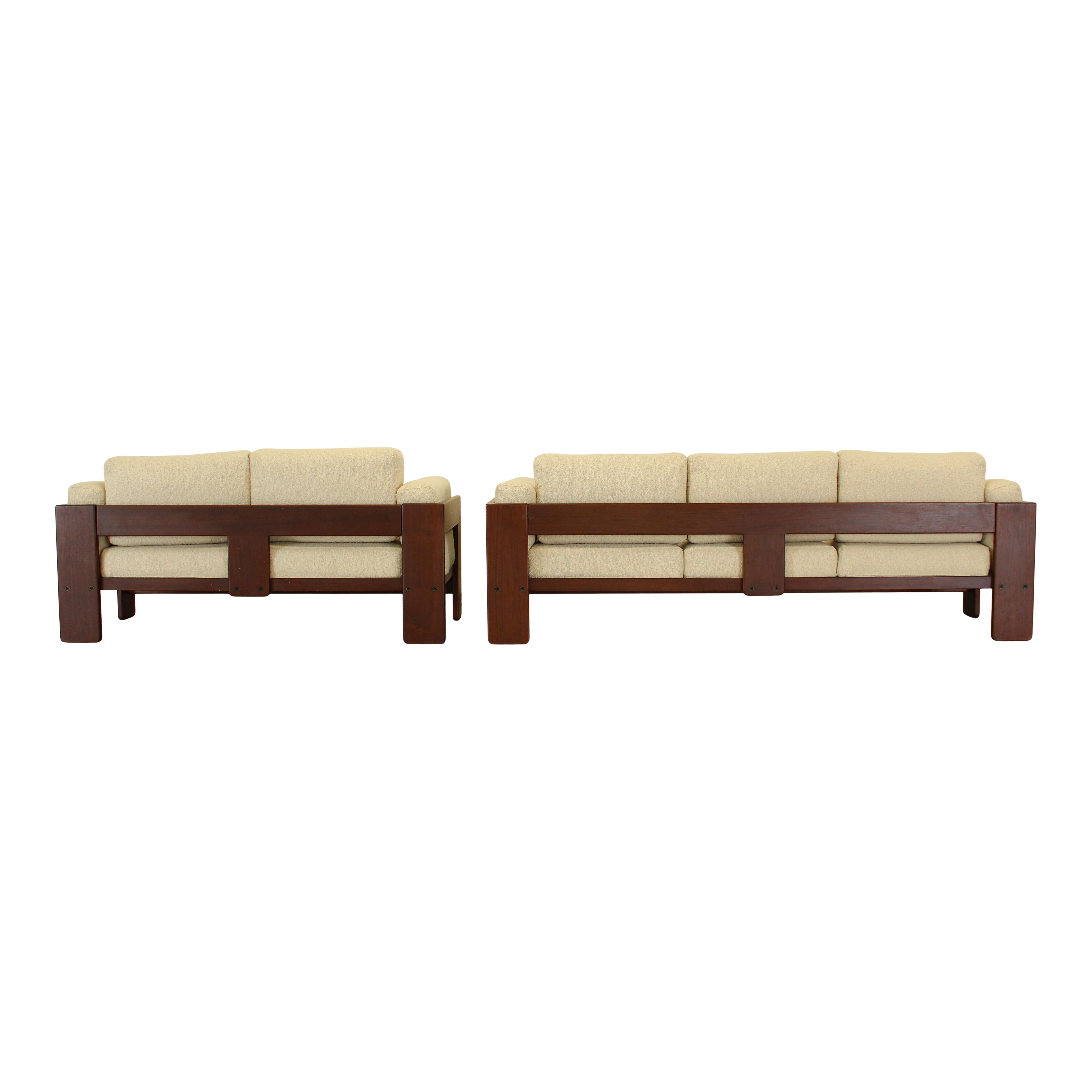 Afra & Tobia Scarpa Ensemble de salon Bastiano en bouclier blanc cassé pour Gavina, 1966 en vente 3