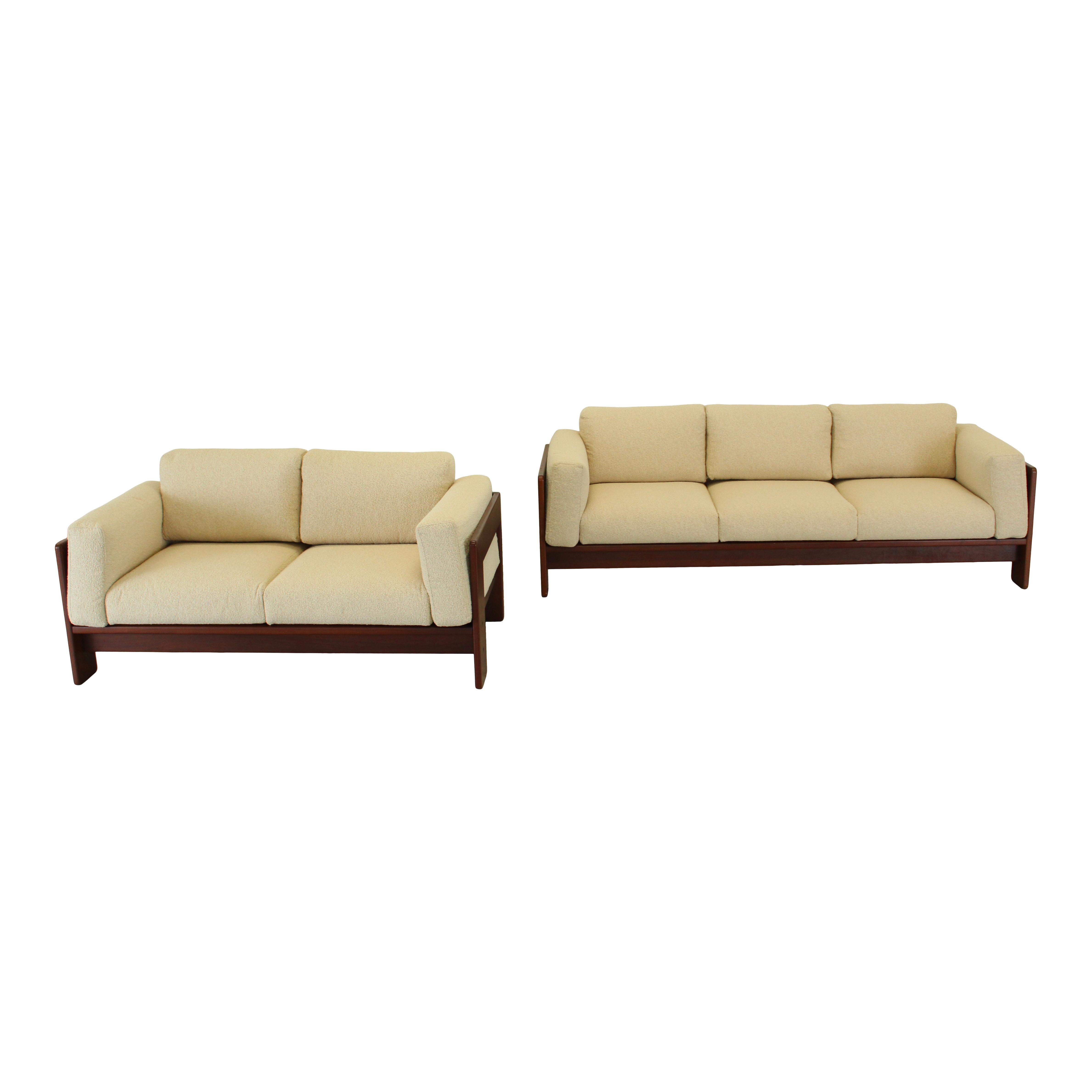Afra & Tobia Scarpa Ensemble de salon Bastiano en bouclier blanc cassé pour Gavina, 1966 en vente 4