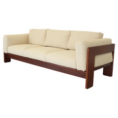 Afra & Tobia Scarpa Off-White Boucle Bastiano Three Seater Sofa for Gavina, 1966