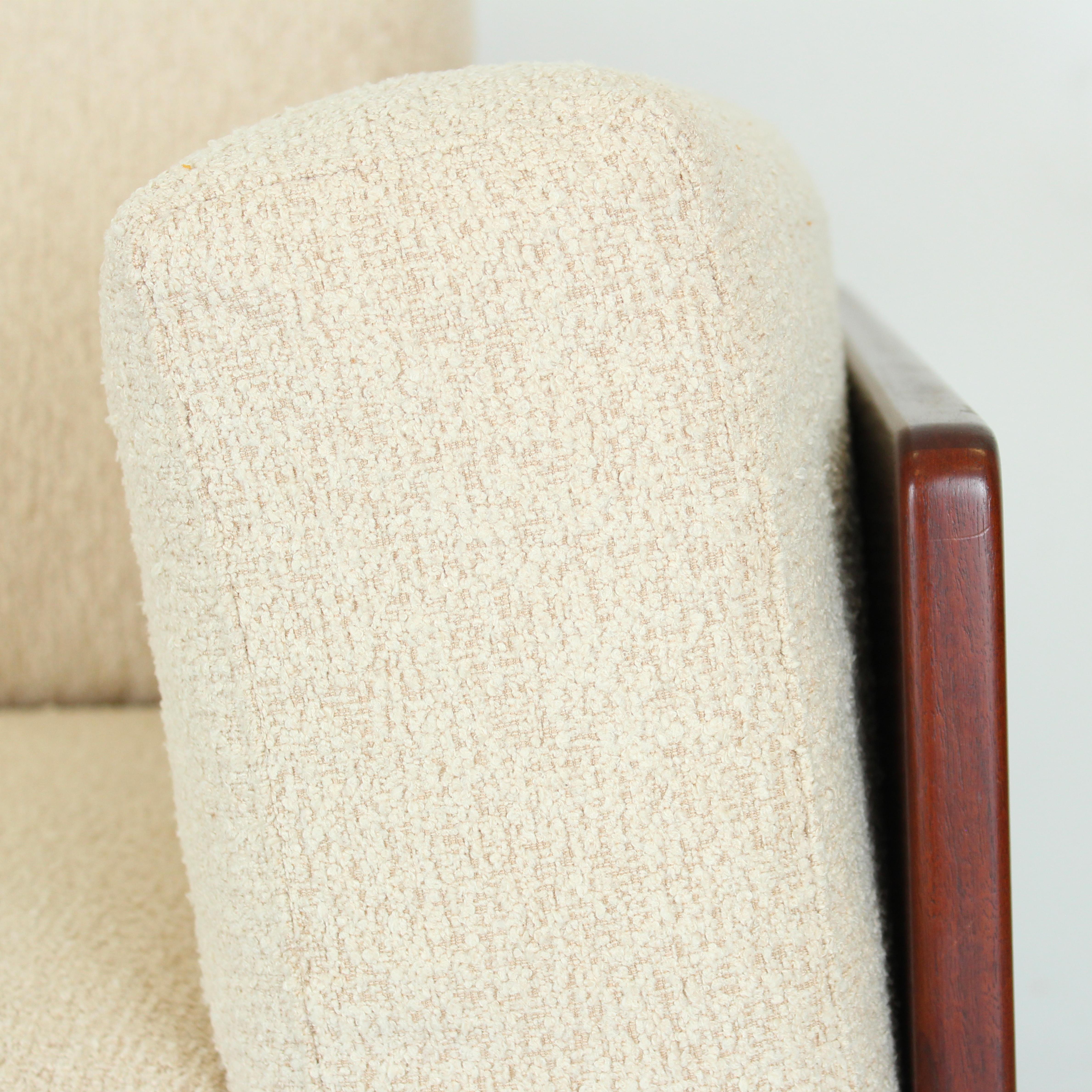 Afra & Tobia Scarpa Canapé deux places en bouclier blanc cassé Bastiano pour Gavina, 1966 en vente 9