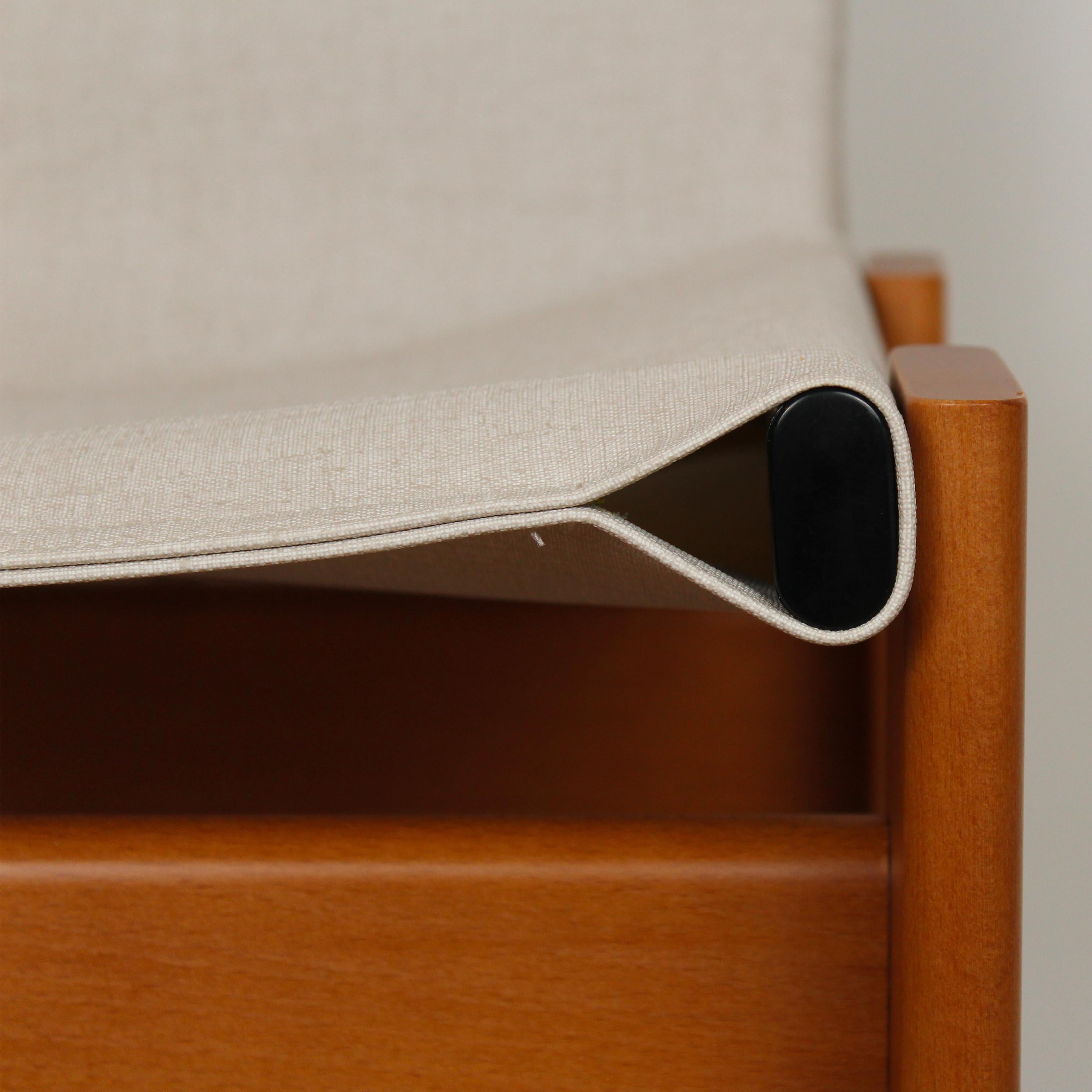 Afra & Tobia Scarpa Off-White Canvas Monk Dining Chair für Molteni, 10er-Set im Angebot 10