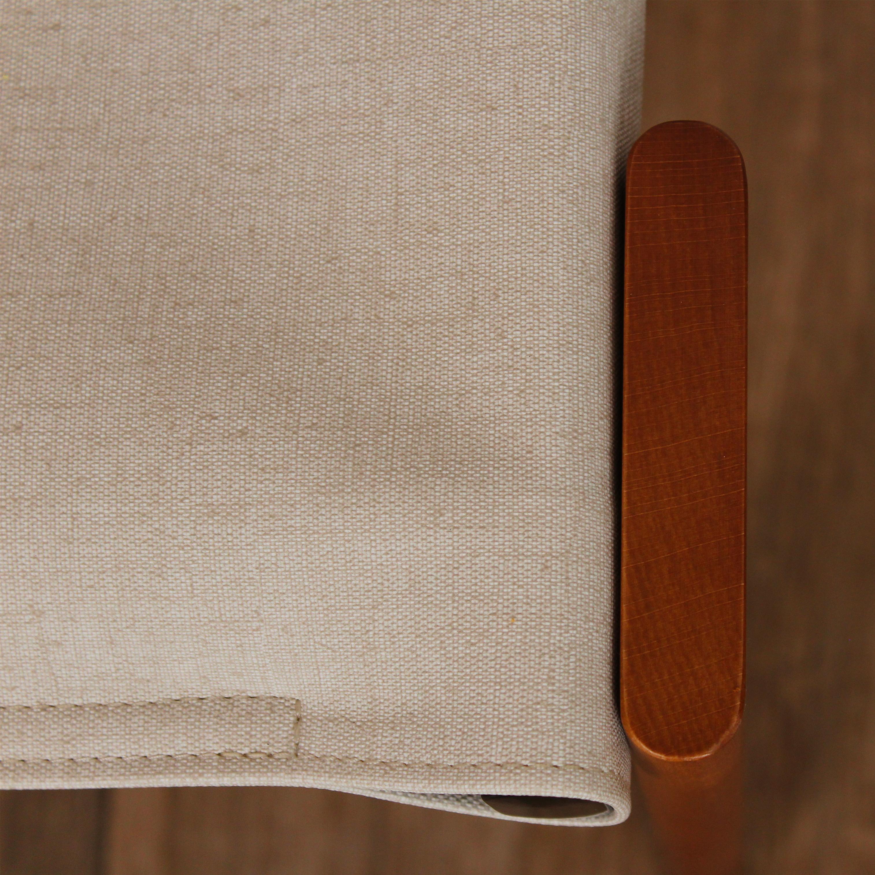 Afra & Tobia Scarpa Off-White Canvas Monk Dining Chair für Molteni, 10er-Set im Angebot 11