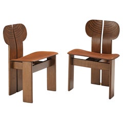 Afra & Tobia Scarpa Pair of ''Africa'' Dining Chairs