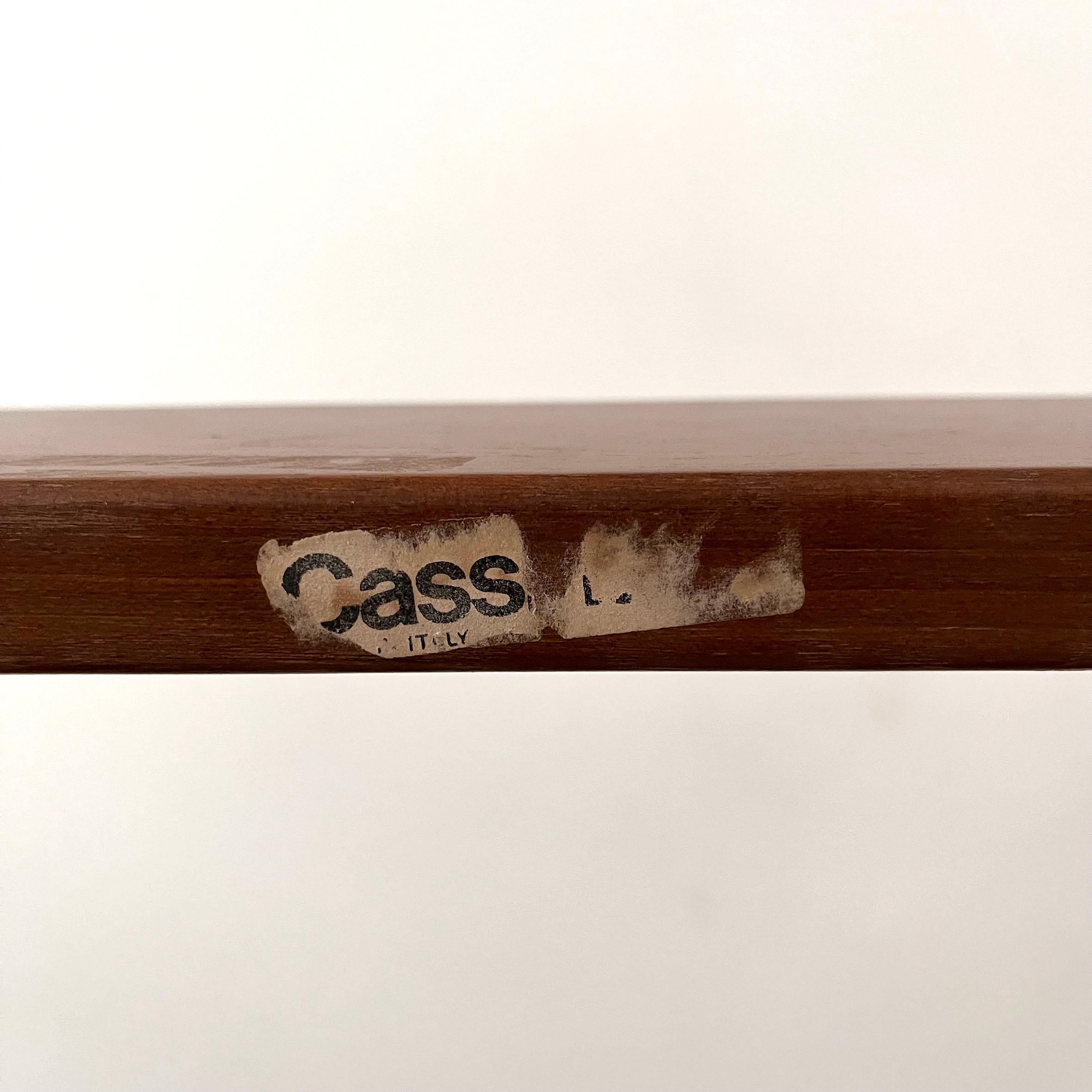 Afra & Tobia Scarpa, Paar niedrige Tische, Modell 771, Cassina, 1960er Jahre (Walnuss) im Angebot