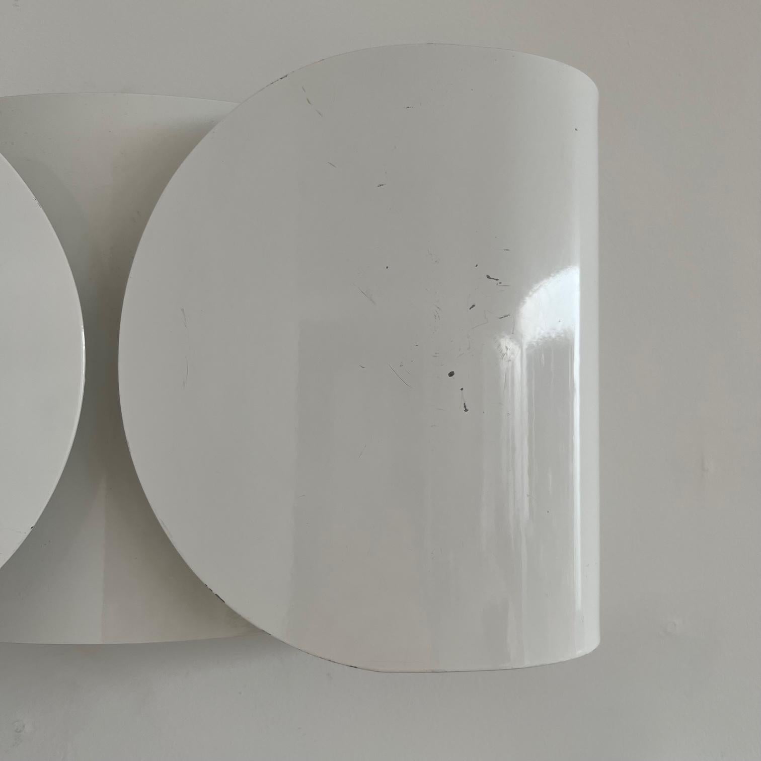 Afra & Tobia Scarpa Pair of Mid-Century Wall Lights 'Foglio' In Good Condition In London, GB
