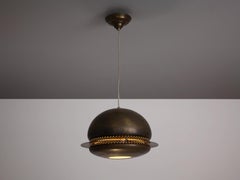 Afra & Tobia Scarpa Pendant Lamp ‘Nictea’ in Patinated Brass