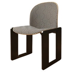 Sillas de comedor Afra & Tobia Scarpa per Cassina Modelo 121 de tela y haya, 1967