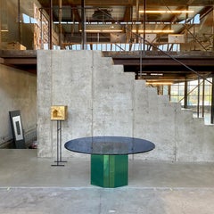 Afra & Tobia Scarpa "Polygonon" Oval Table by B&B Italia, 1980