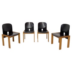 Afra & Tobia Scarpa, Quattro sedie mod. 121, prod. Cassina, 1965