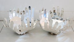 AFRA & TOBIA SCARPA San Lorenzo Due-Mani Bowls Set in Pure .999 Silver