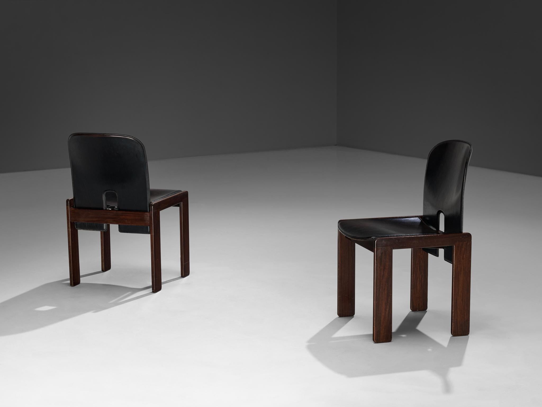 Mid-20th Century Afra & Tobia Scarpa Set of Eight '121' Dining Chairs