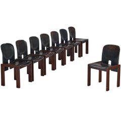 Afra & Tobia Scarpa Set of Eight '121' Dining Chairs
