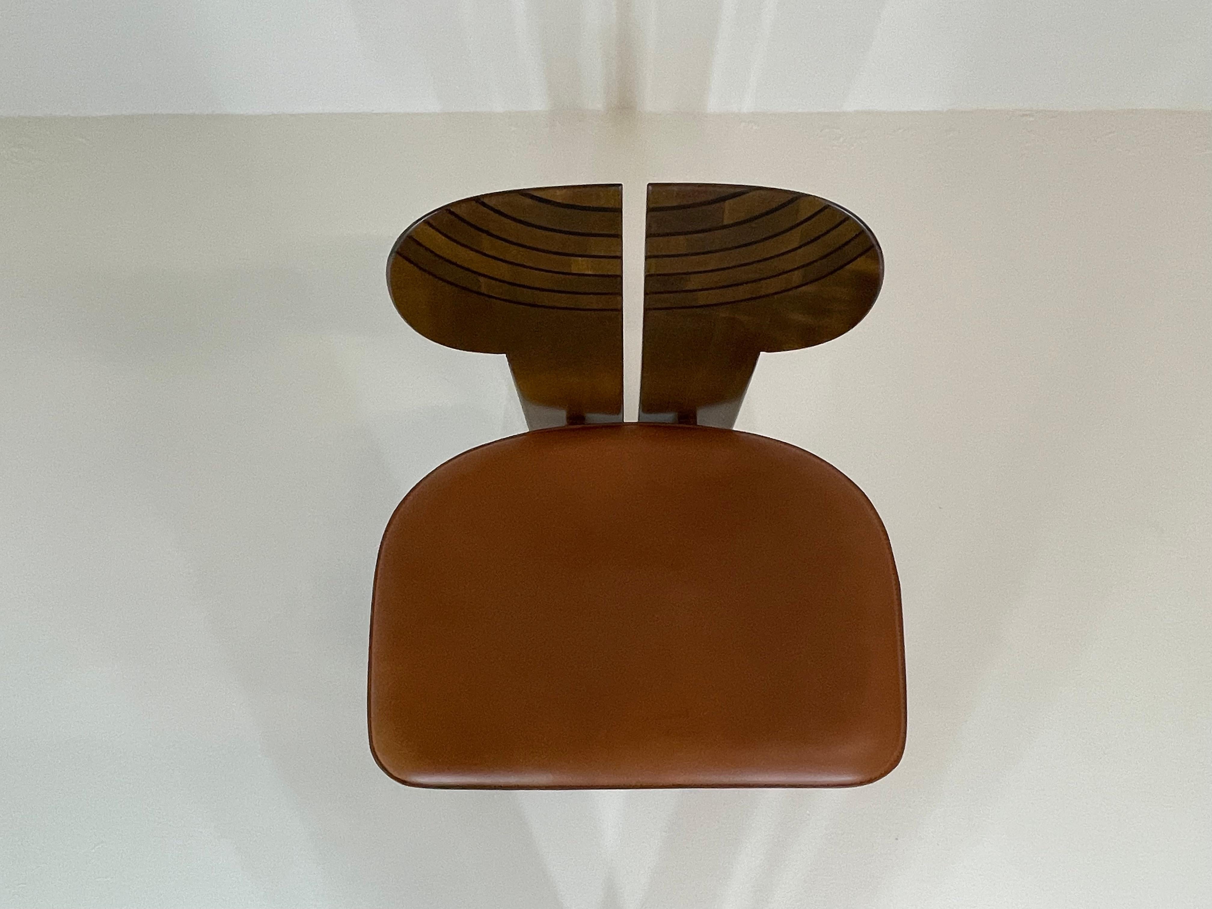 Afra & Tobia Scarpa Set of Four Africa Chairs by Maxalto Artona, Italy, 1970/80s 11