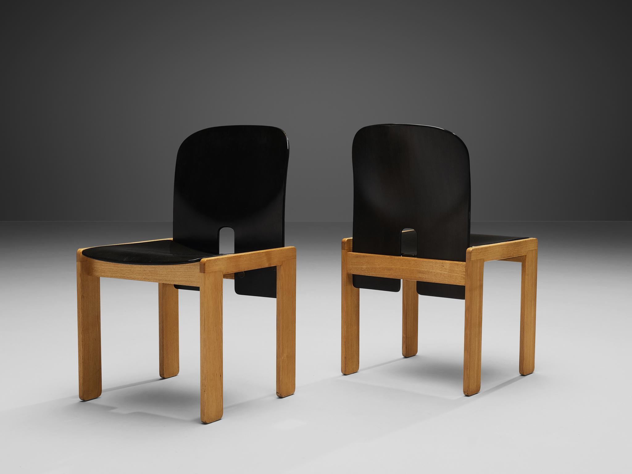 Late 20th Century Afra & Tobia Scarpa Set of Six '121' Dining Chairs