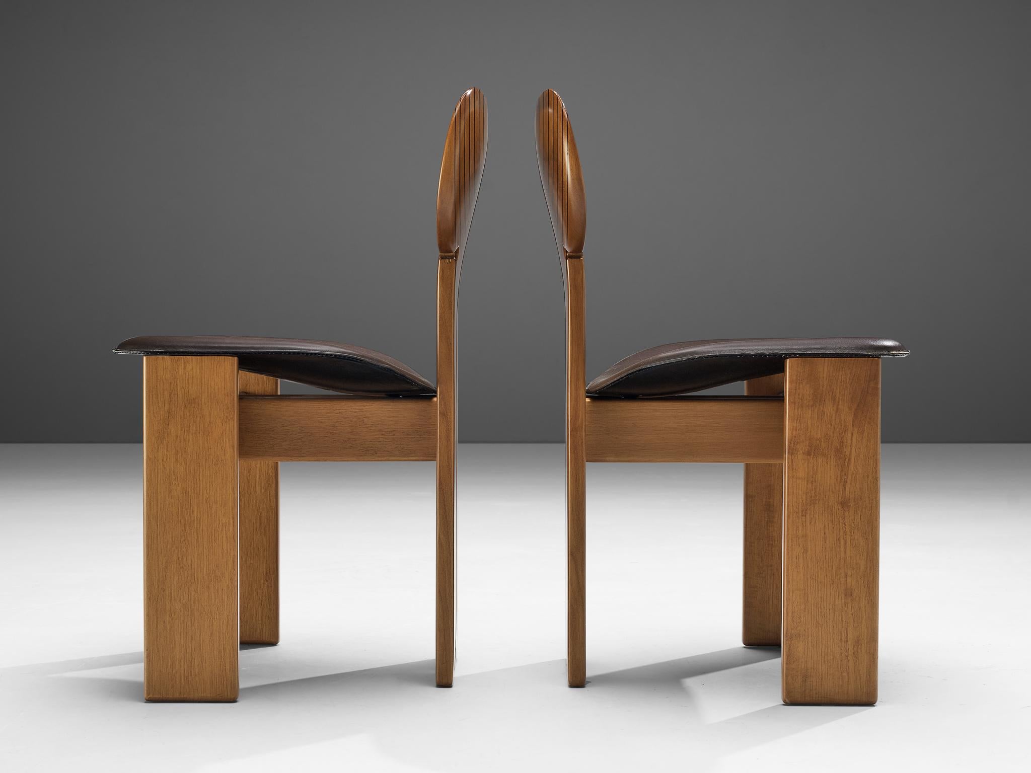 Afra & Tobia Scarpa Set of Six 'Africa' Dining Chairs 3