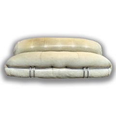 Afra & Tobia Scarpa Soriana 2-Seat Sofa for Cassina, 1972 'Needs Reupholstery'