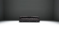 Afra & Tobia Scarpa “Soriana” 3-Seater Sofa in Dark Chocolate Leather - Cassina.
