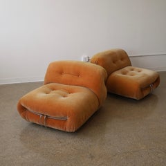 Afra & Tobia Scarpa “Soriana” Chairs, a pair