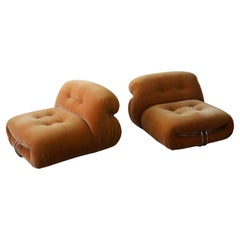 Afra & Tobia Scarpa “Soriana” Chairs, a pair