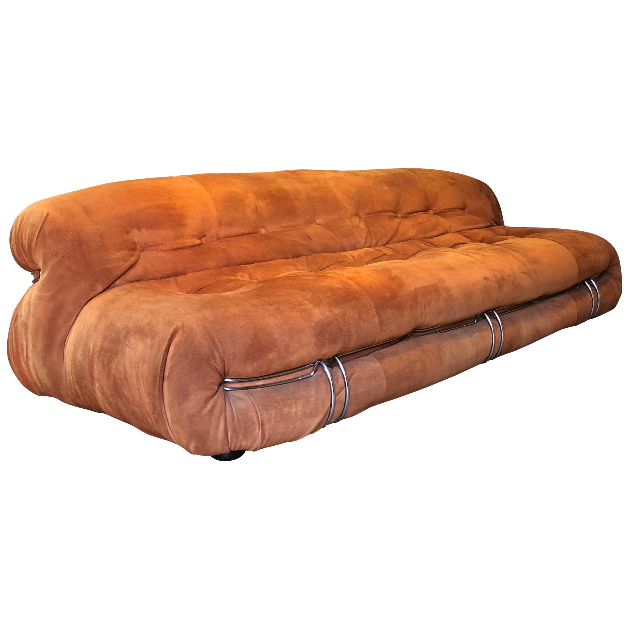Afra And Tobia Scarpa Soriana For Cina Three Seat Sofa Afra And Tobia Scarpa Soriana For