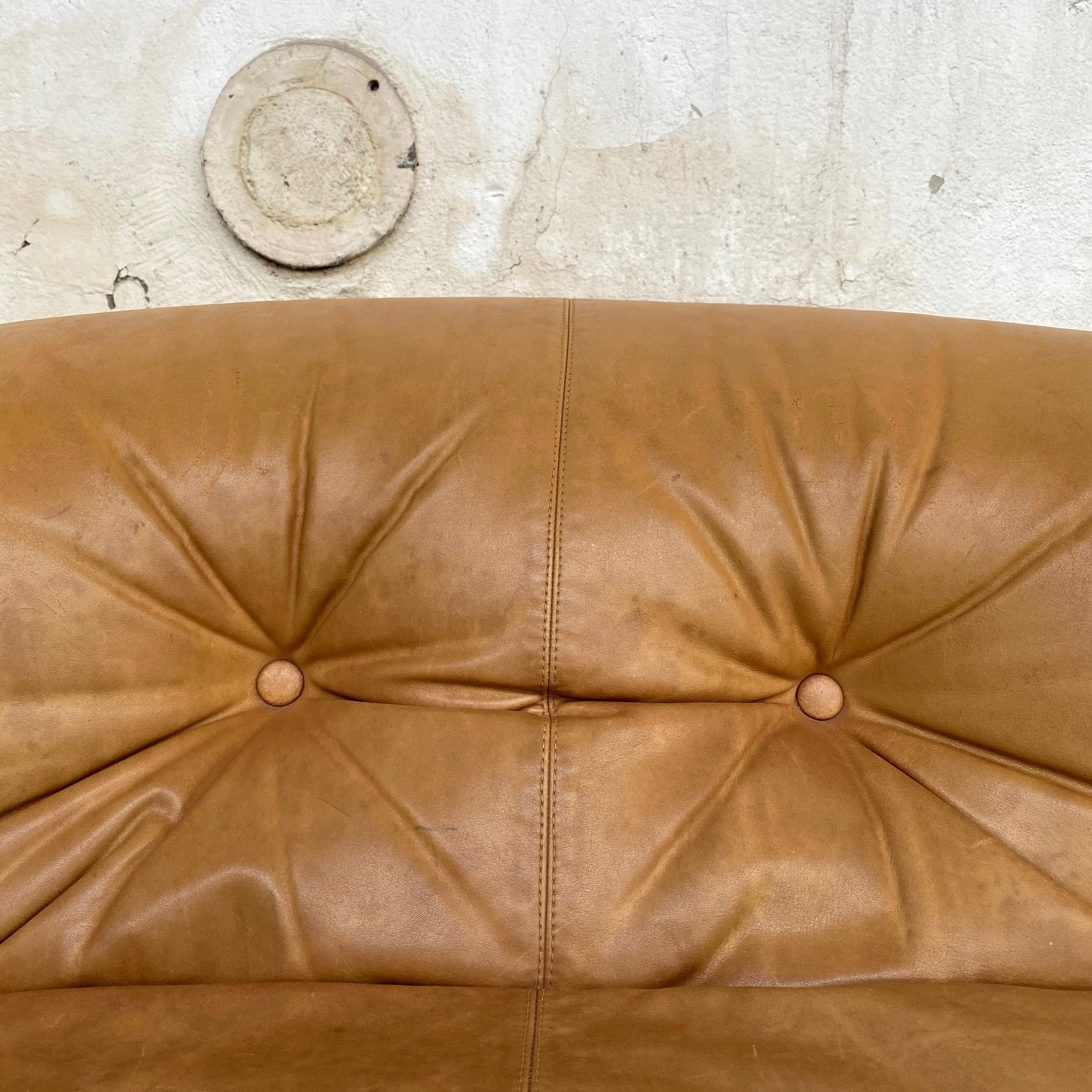 Afra & Tobia Scarpa “Soriana” Leather Chairs for Cassina, 1969 2