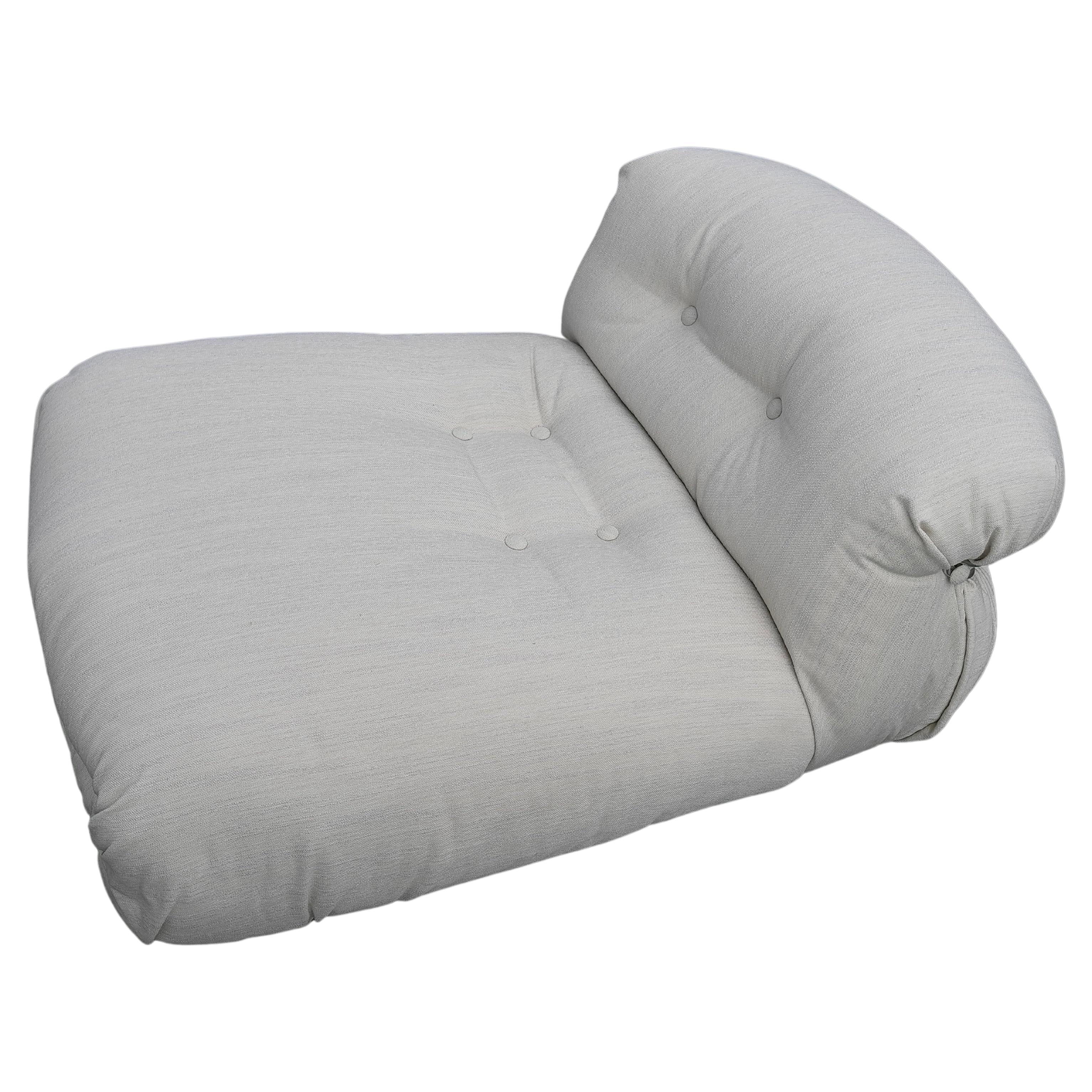 Afra & Tobia Scarpa 'Soriana' Lounge Chair with Ottoman, Cassina, 1969 In Excellent Condition In Den Haag, NL