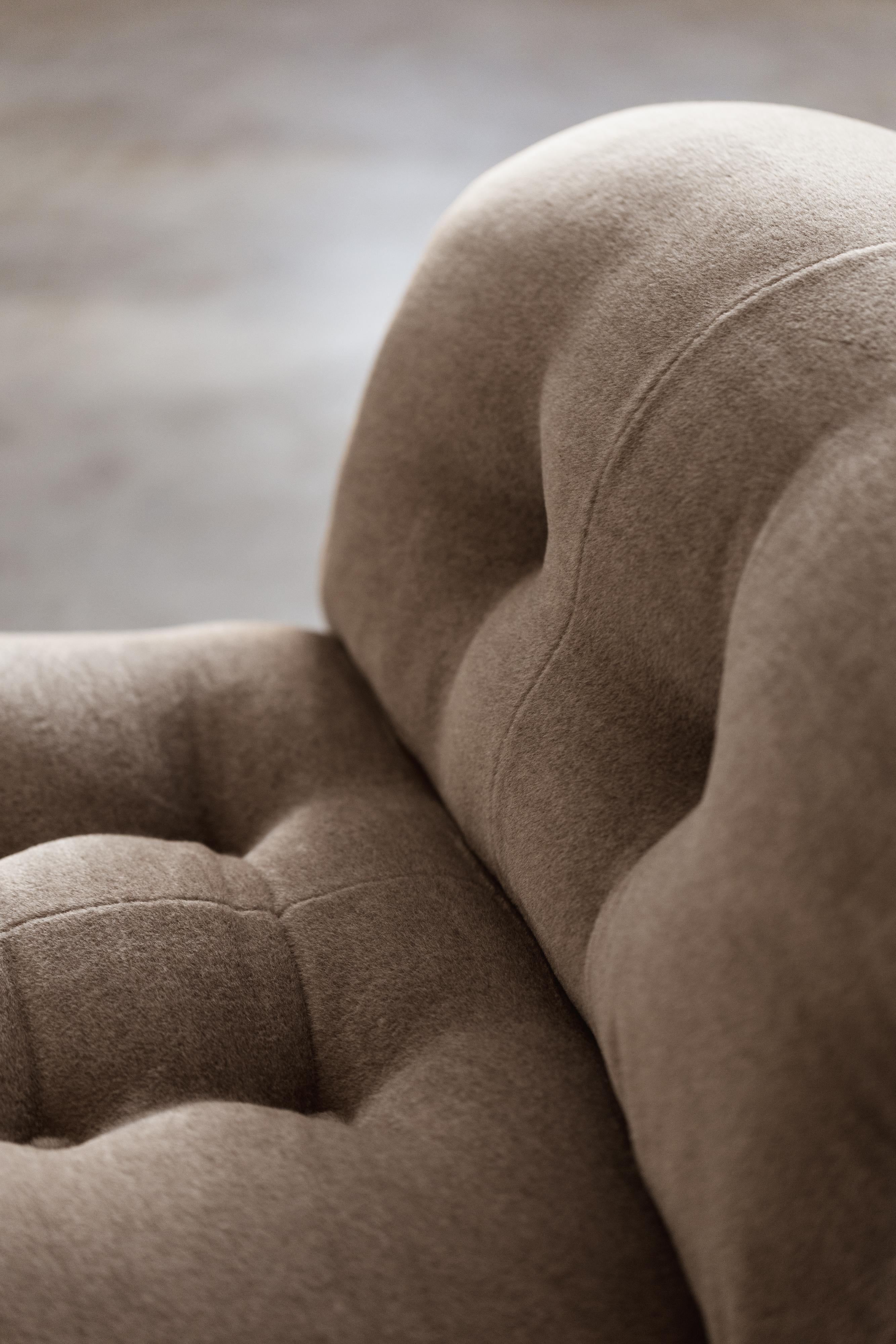 Afra & Tobia Scarpa Soriana-Stühle für Cassina, Alpakawolle, 1969, 2er-Set, Set im Angebot 5