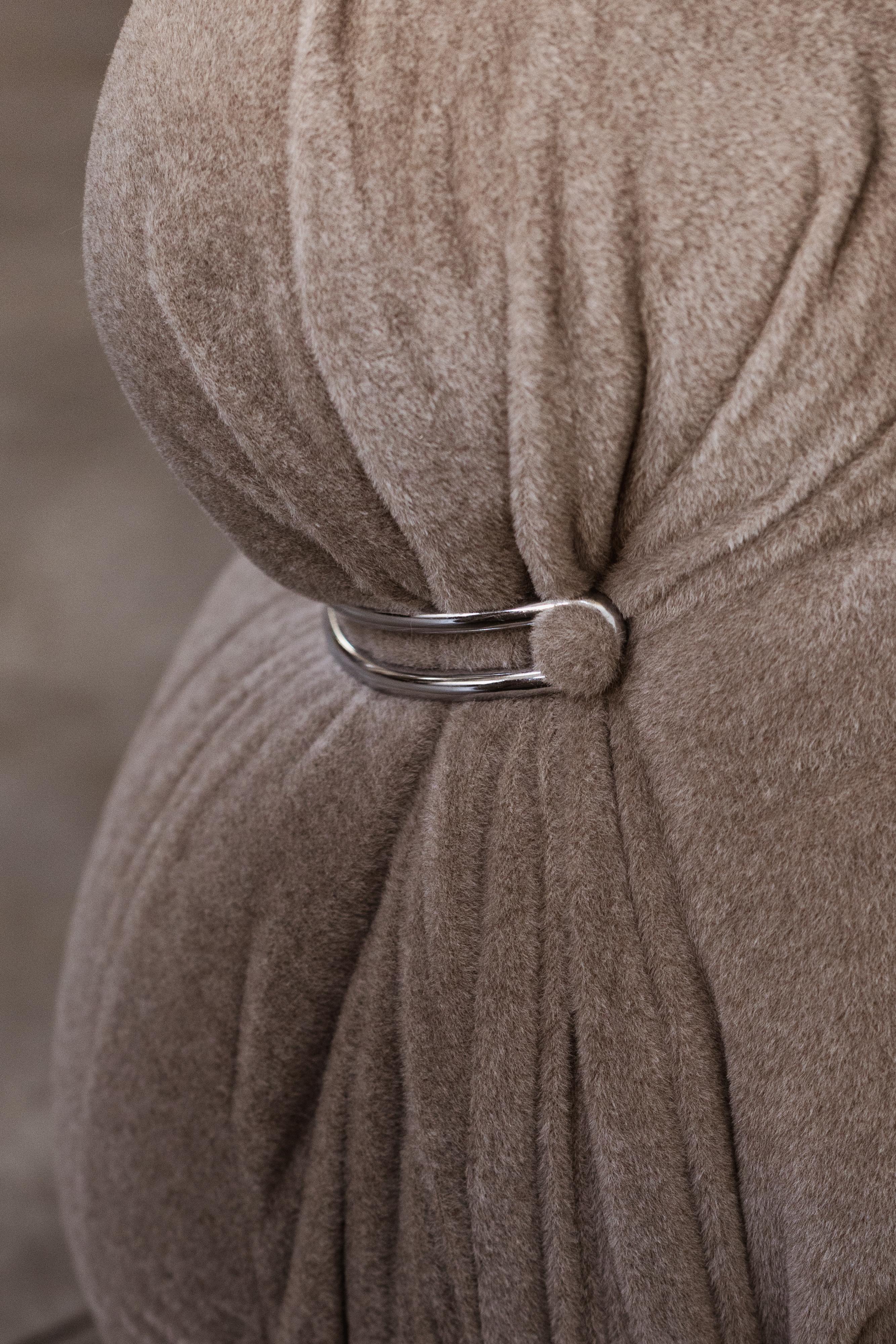 Afra & Tobia Scarpa Soriana-Stühle für Cassina, Alpakawolle, 1969, 2er-Set, Set im Angebot 7