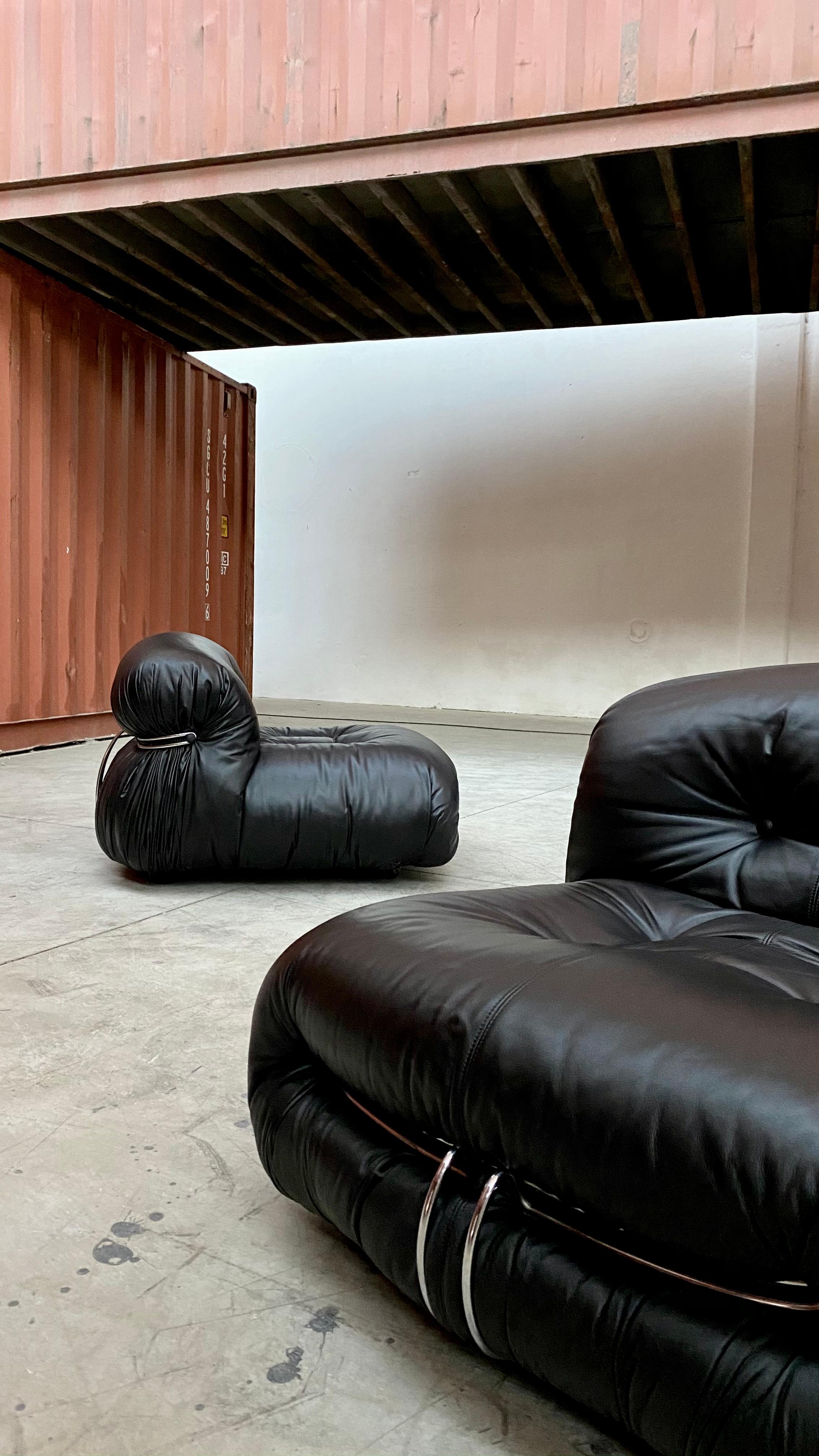 Loungesessel „Soriana“ von Afra & Tobia Scarpa für Cassina, 1969, 2er-Set im Angebot 7