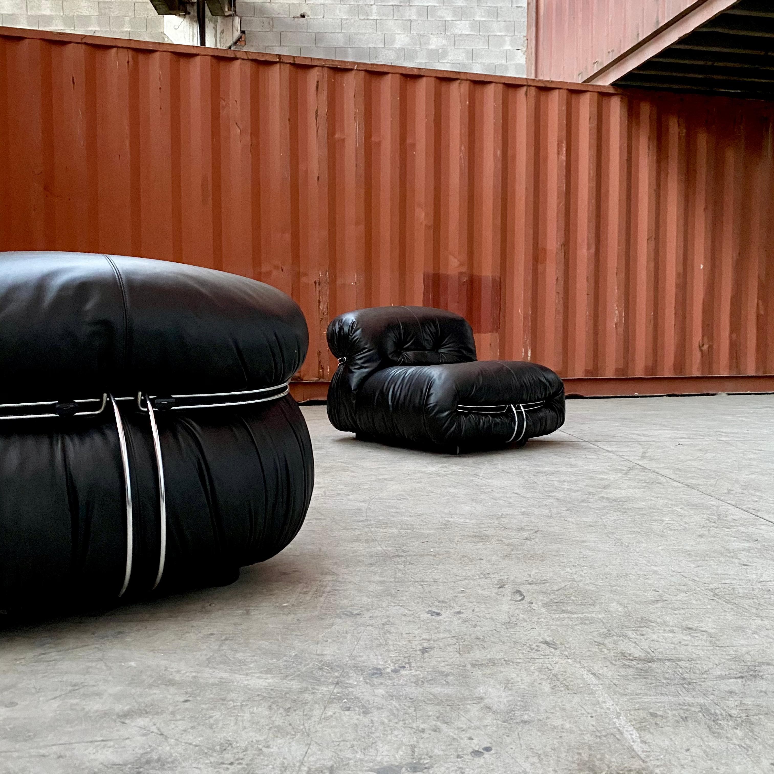 Loungesessel „Soriana“ von Afra & Tobia Scarpa für Cassina, 1969, 2er-Set im Angebot 9