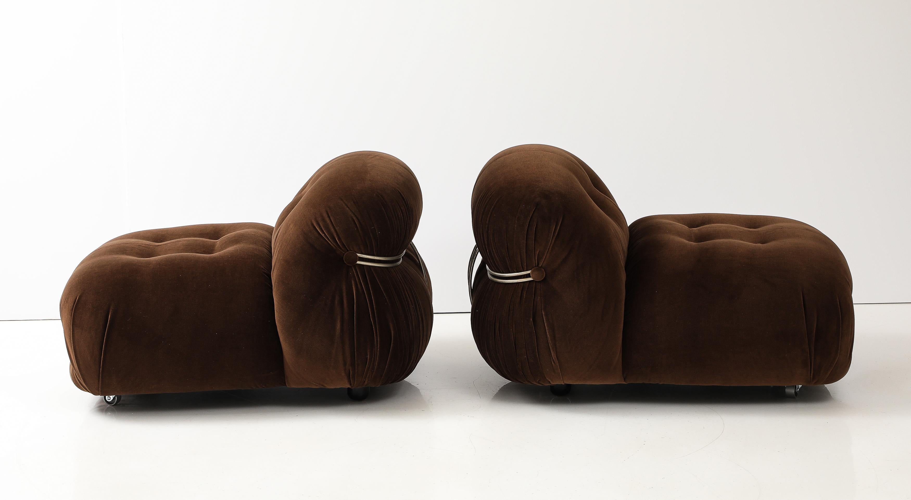 Afra & Tobia Scarpa 'Soriana' Pair of Chairs for Cassina, Italy, 1969 For Sale 1